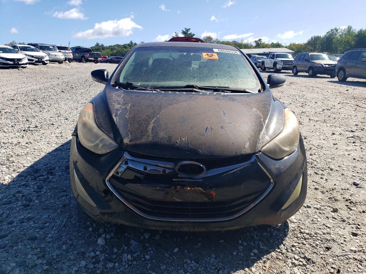 2013 Hyundai Elantra Coupe Se Black vin: KMHDH6AE2DU002768