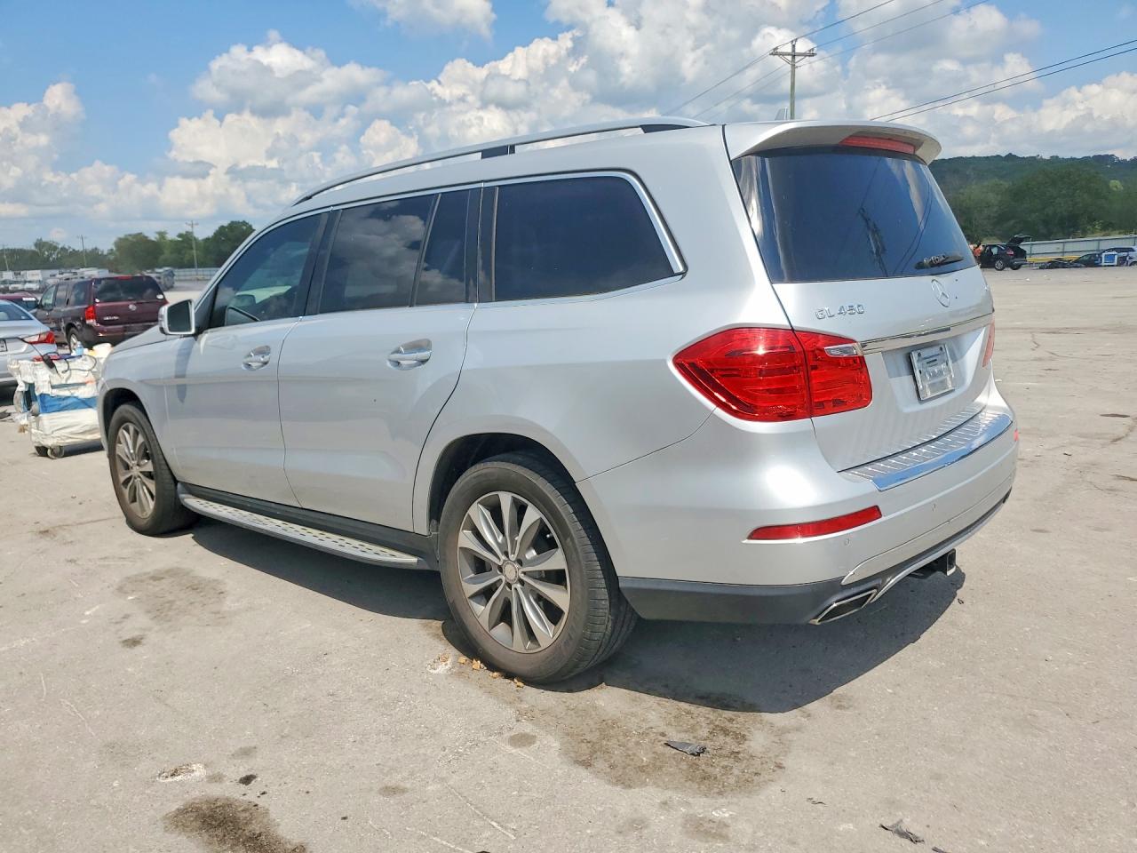 2014 Mercedes-benz Gl 450 4matic Silver vin: 4JGDF7CE7EA399342