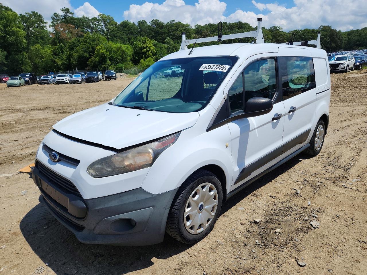 2015 Ford Transit Connect Xl White vin: NM0LS7E70F1191957