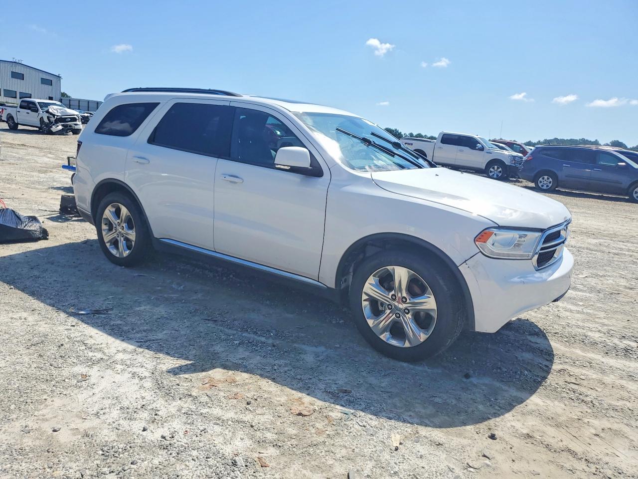 2015 Dodge Durango Limited White vin: 1C4RDHDG5FC795460