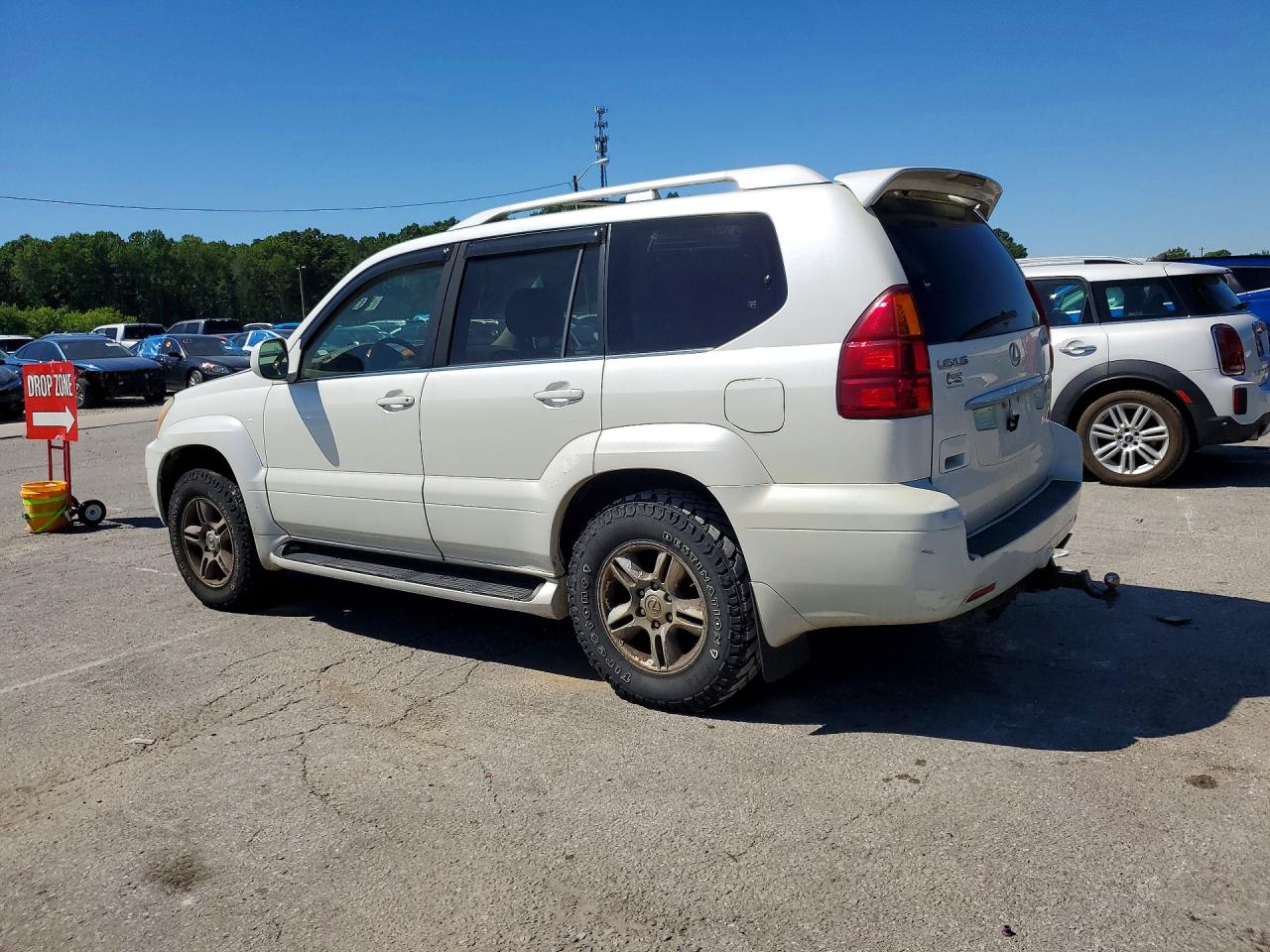 2004 Lexus Gx 470 White vin: JTJBT20X740029183