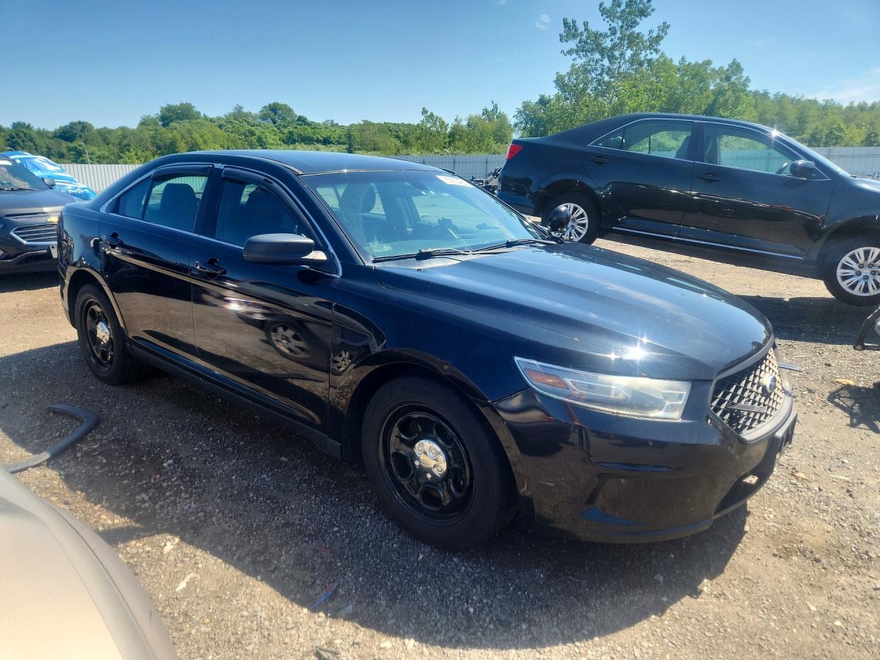 2015 Ford Taurus Police Interceptor Black vin: 1FAHP2MK0FG115029