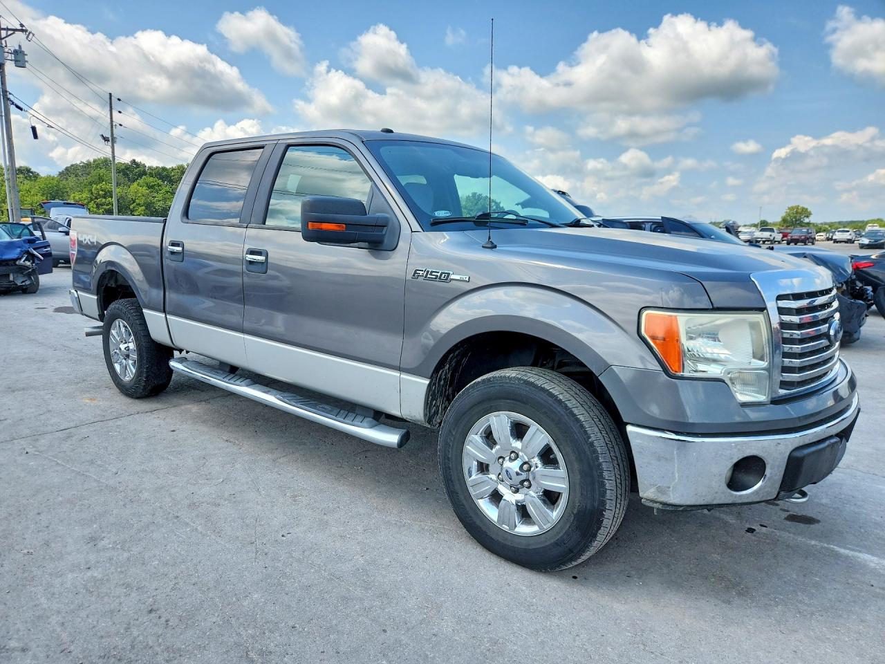 2010 Ford F150 Supercrew Gray vin: 1FTFW1EV5AKE26291