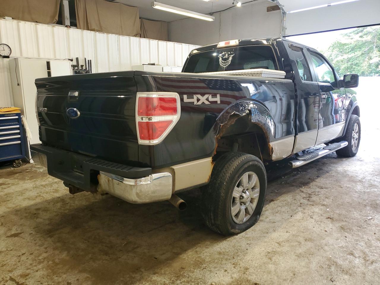 2009 Ford F150 Super Cab Black vin: 1FTPX14V59FA44723