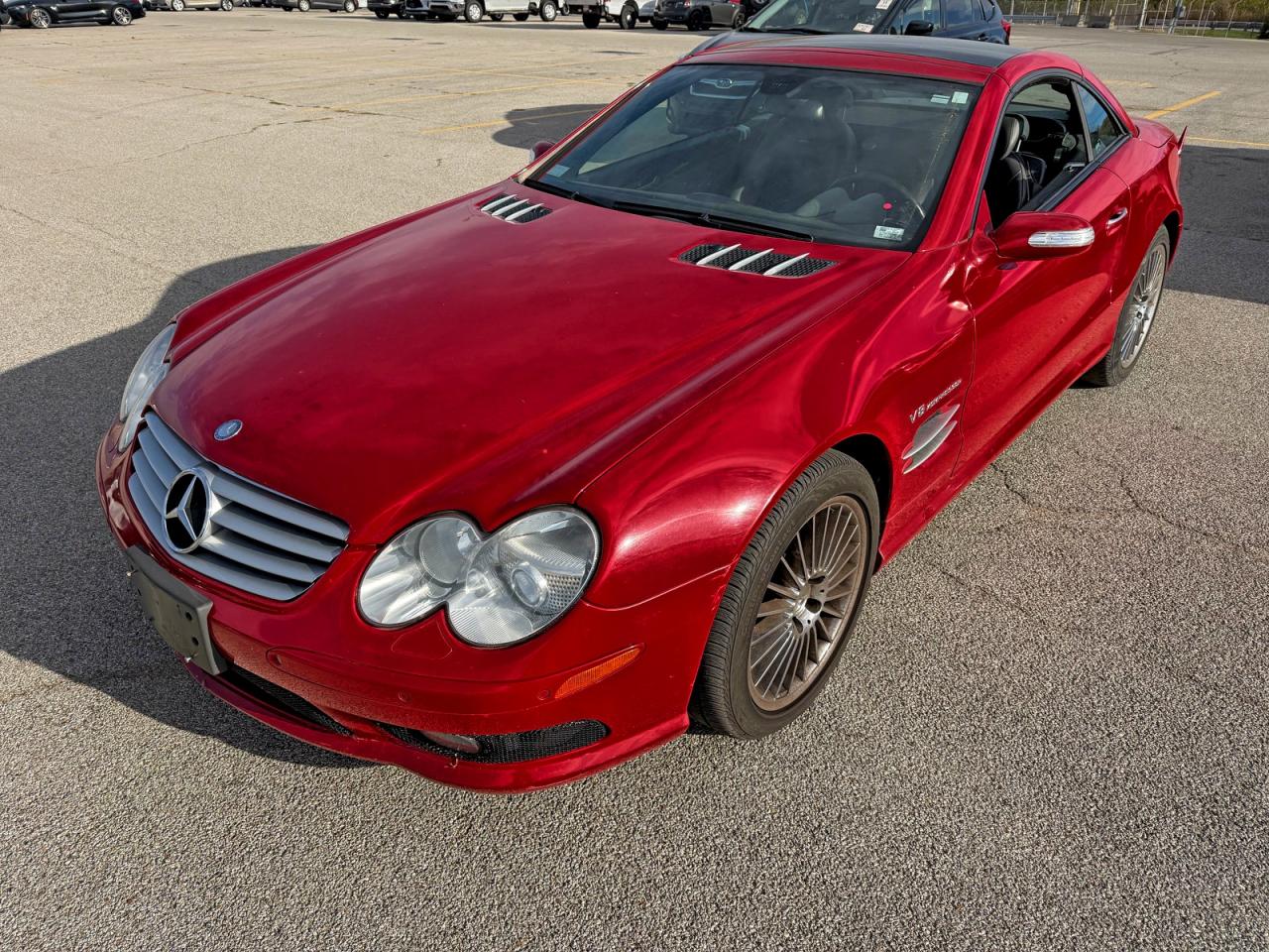 2005 Mercedes-benz Sl 55 Amg Red vin: WDBSK74F05F089873