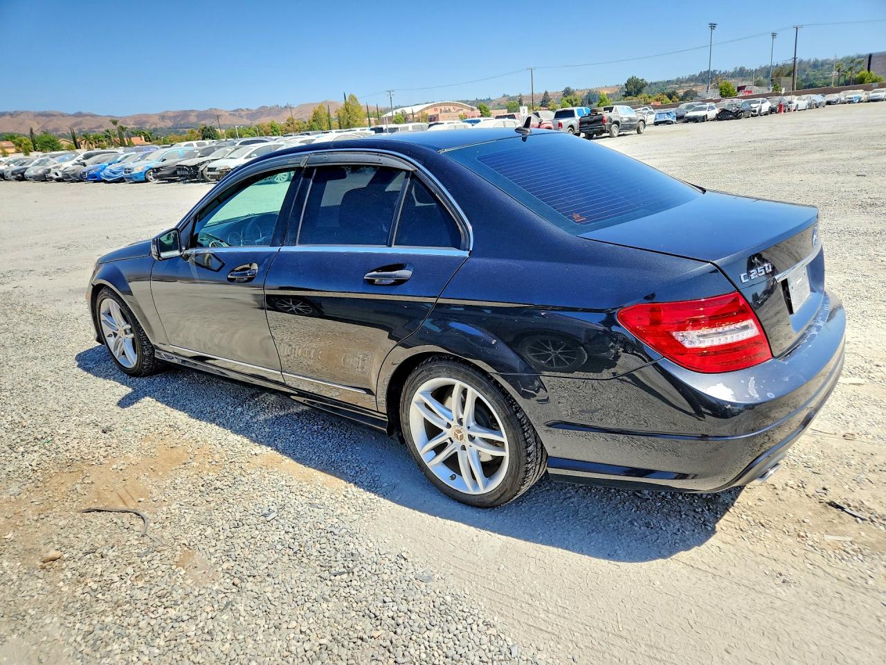 2013 Mercedes-benz C 250 Black vin: WDDGF4HB0DA768464