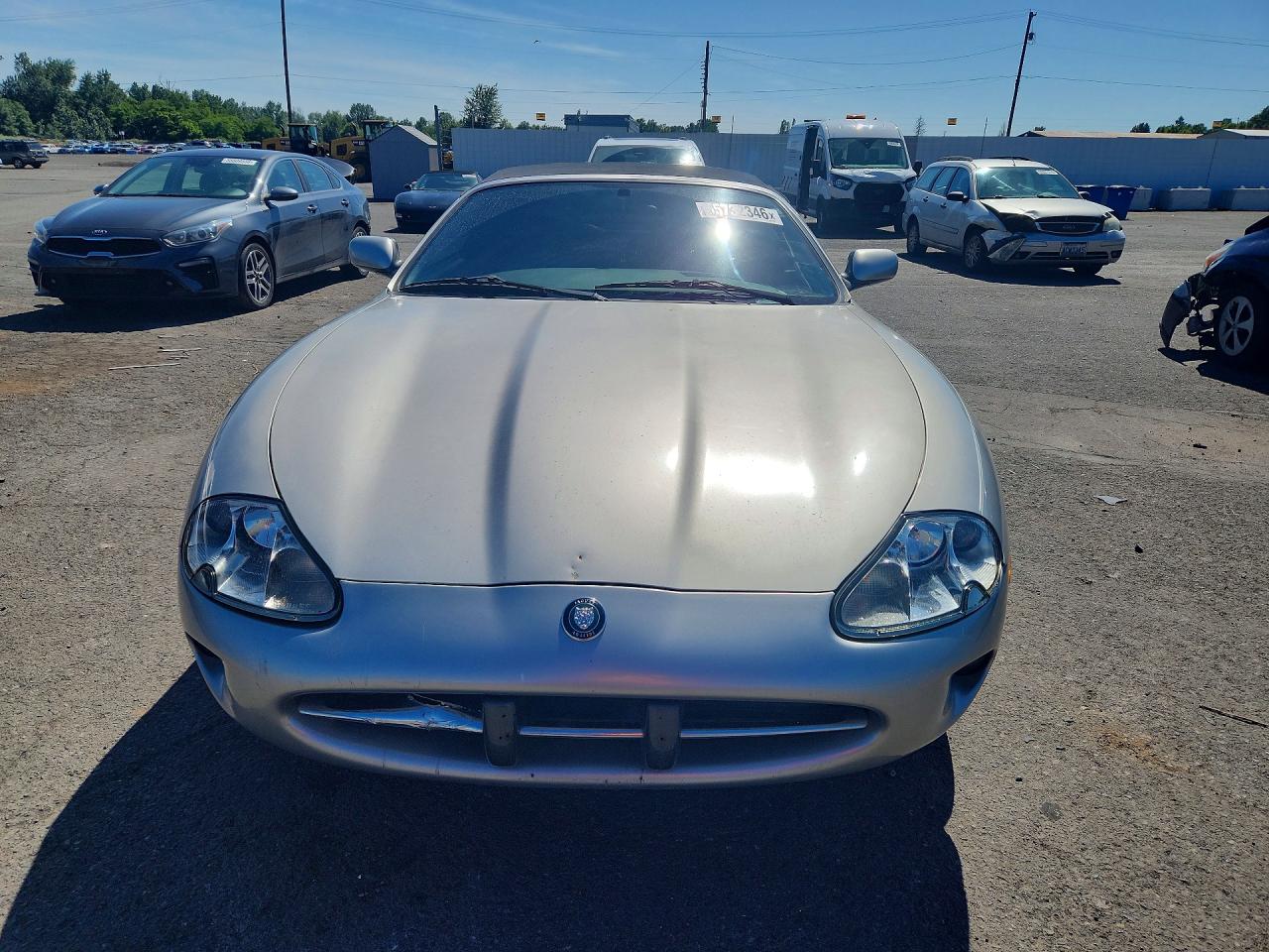1999 Jaguar Xk8 Silver vin: SAJGX2049XC041200