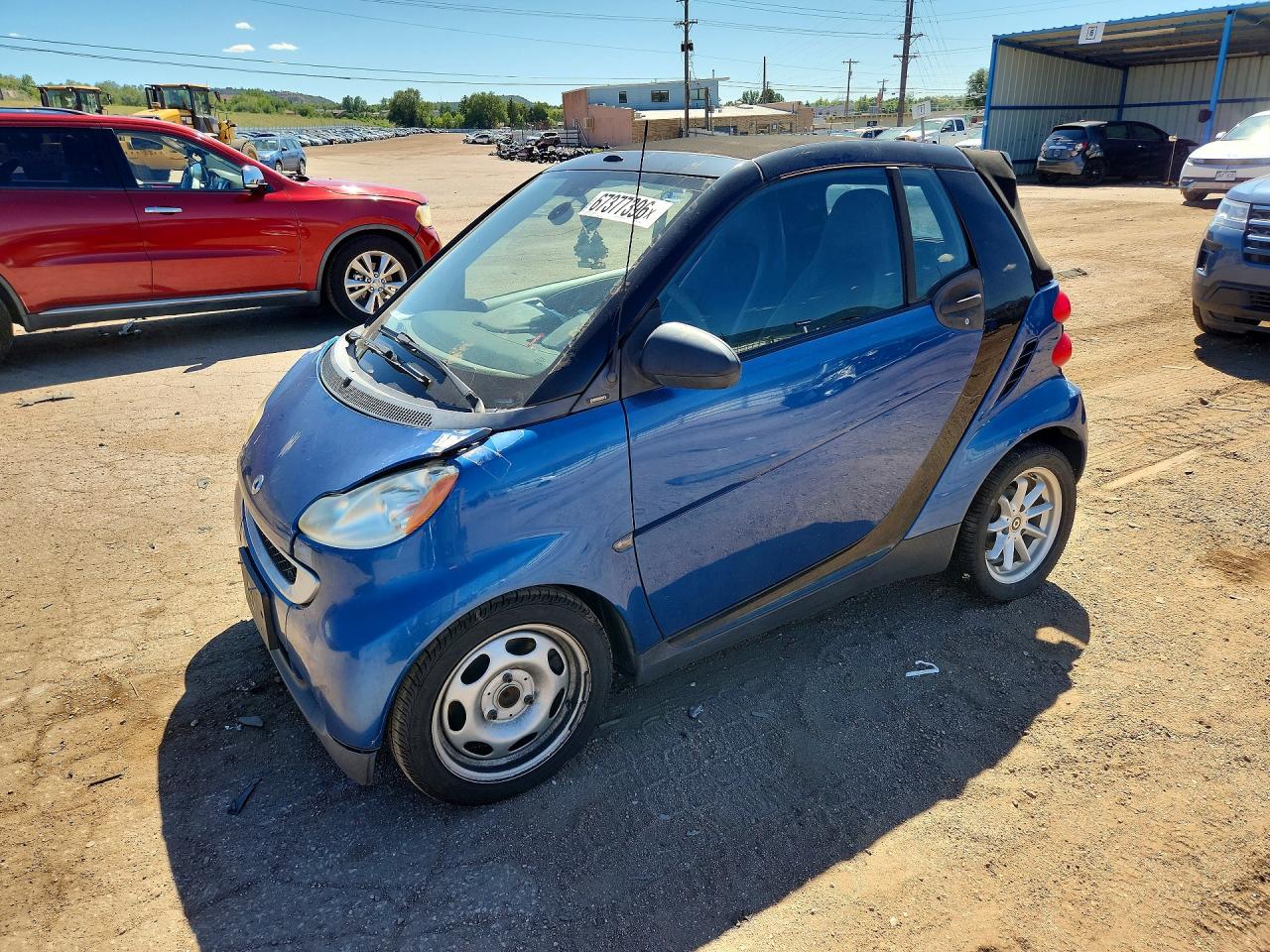 2009 Smart Fortwo Passion Blue vin: WMEEK31X39K229059