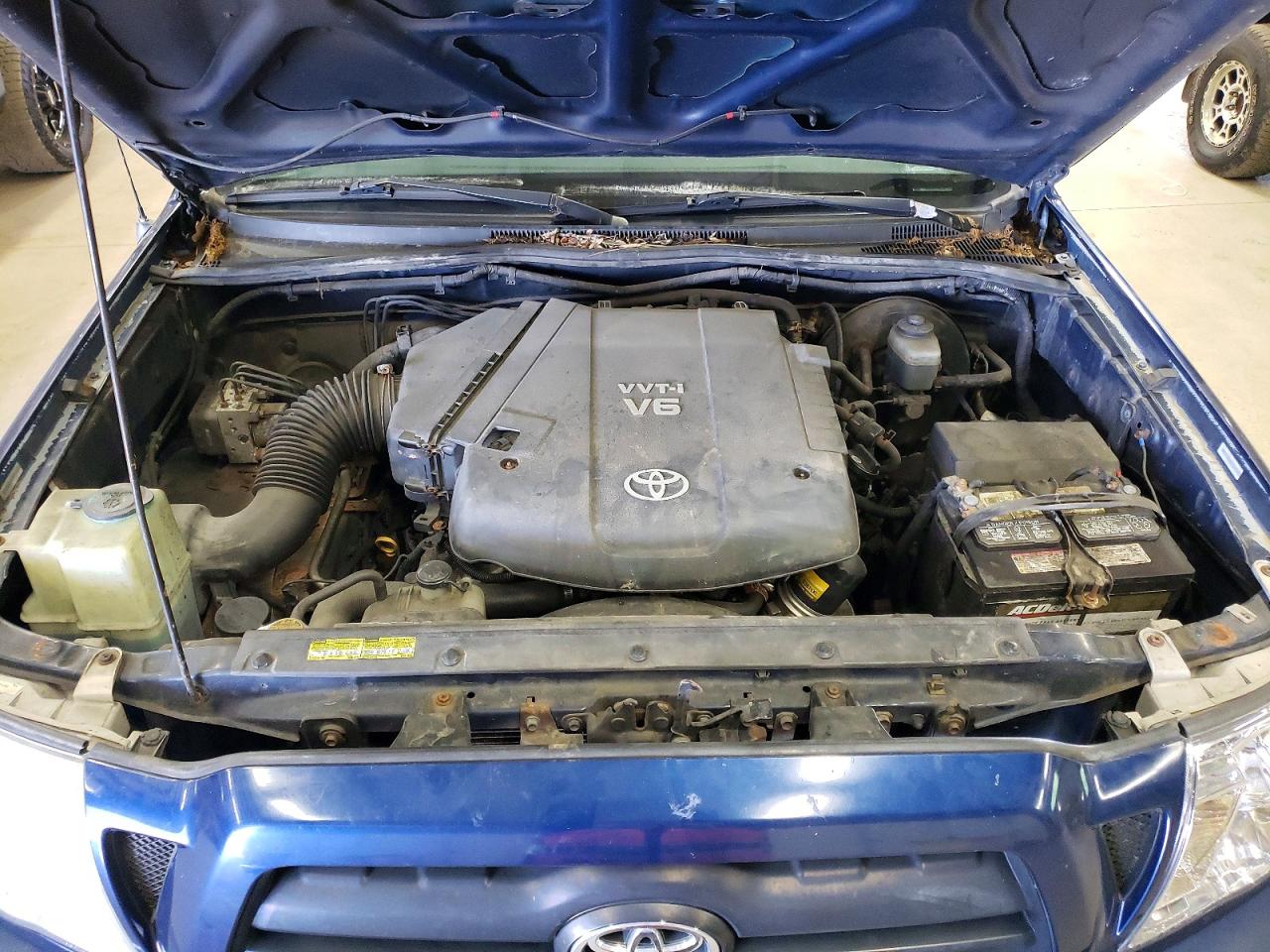 2008 Toyota Tacoma Double Cab Blue vin: 5TELU42N38Z519203