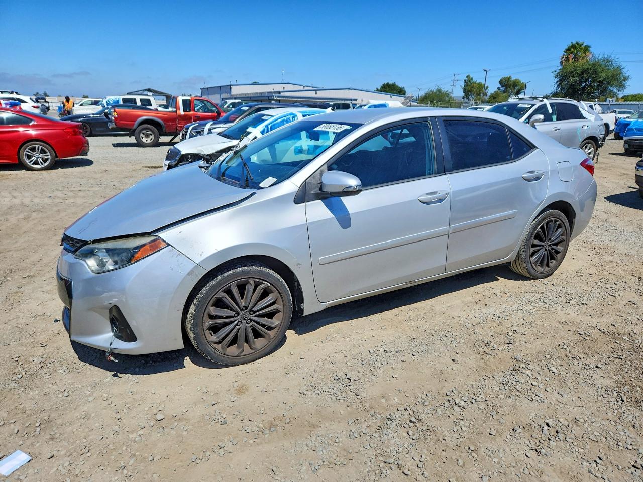 2015 Toyota Corolla S Plus Gray vin: 5YFBURHE8FP216761