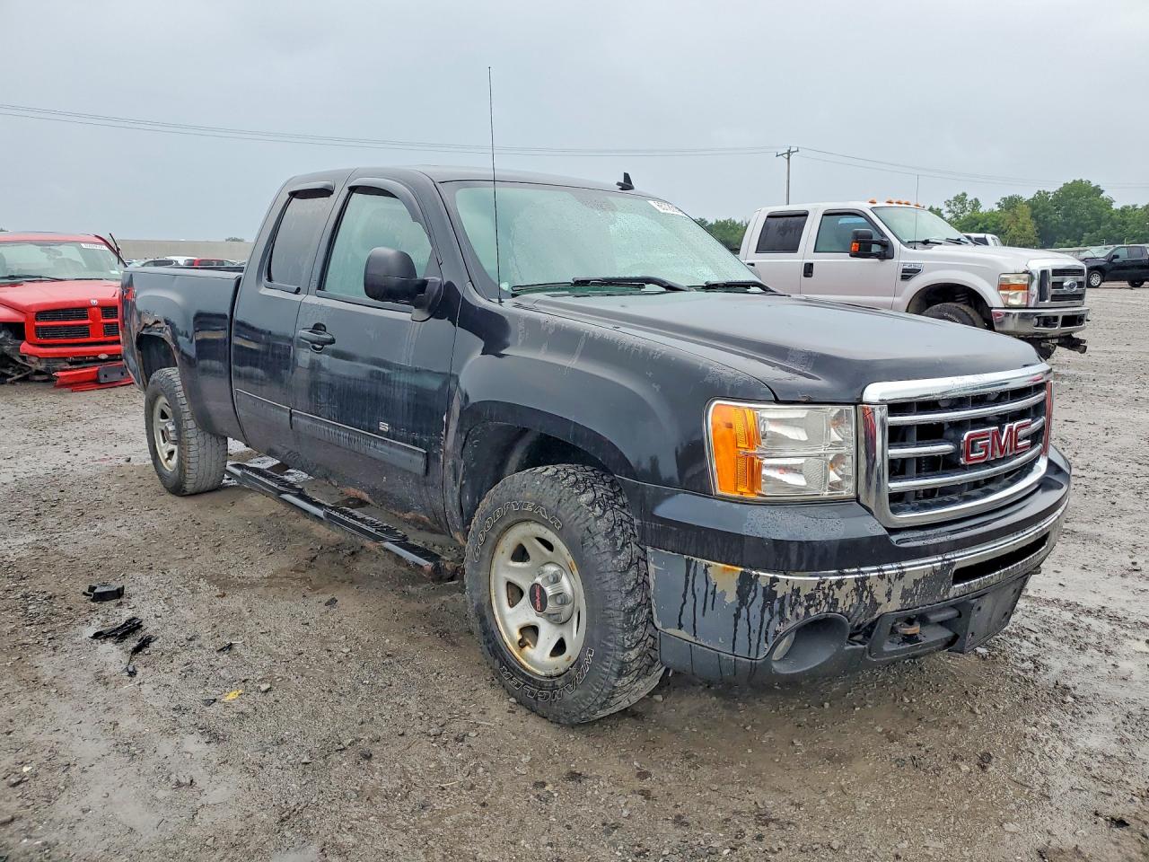 2012 Gmc Sierra K1500 Sle Черный vin: 1GTR2VE74CZ296113
