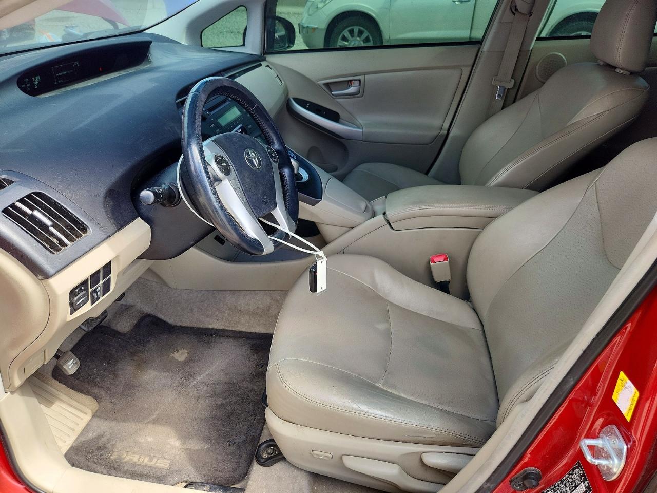 2011 Toyota Prius Four Red vin: JTDKN3DU1B0251914