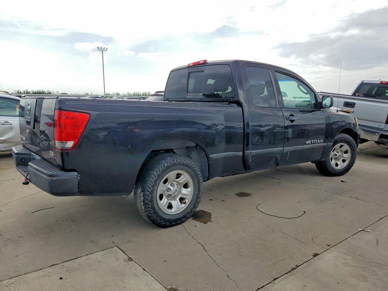 2007 Nissan Titan Xe Black vin: 1N6AA06A37N234483