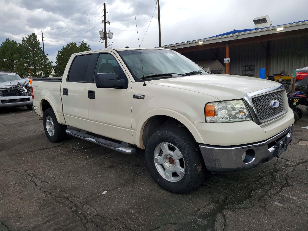 2007 Ford F150 Supercrew White vin: 1FTPW14V17FB16601