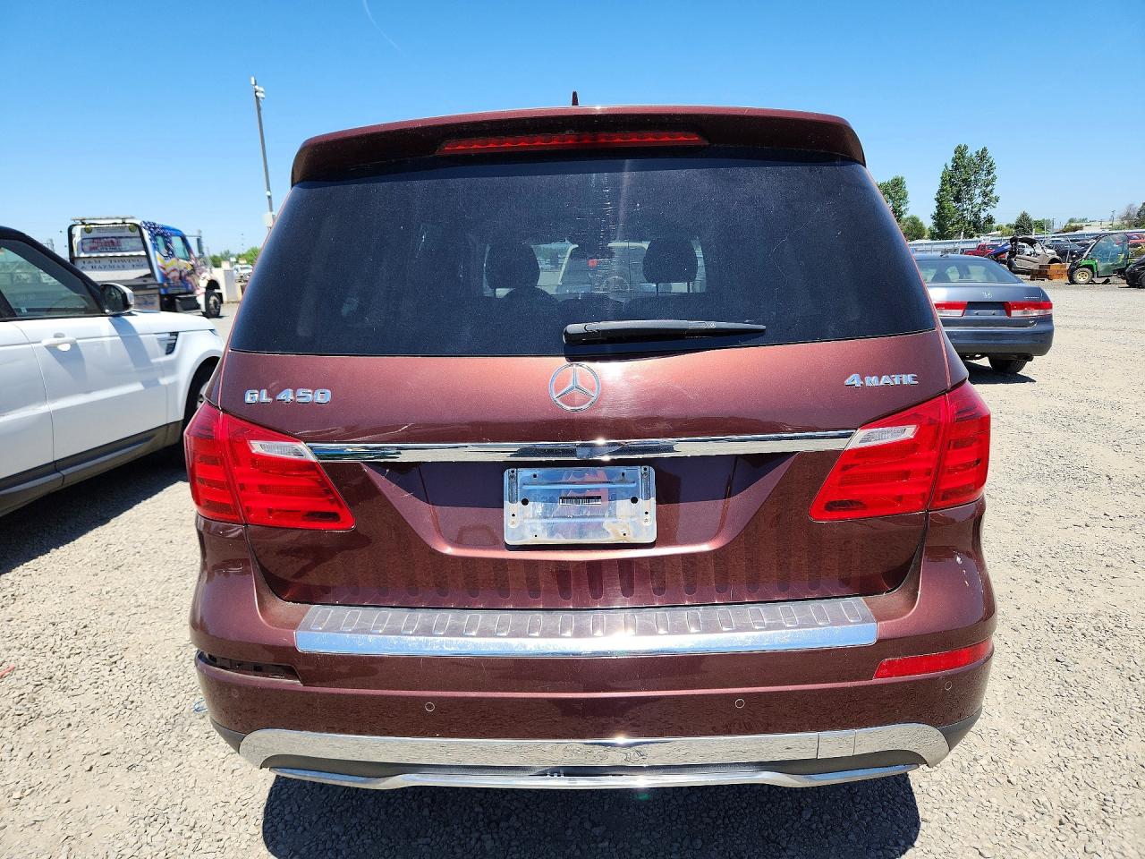 2013 Mercedes-benz Gl 450 4matic Maroon vin: 4JGDF7CE4DA230877