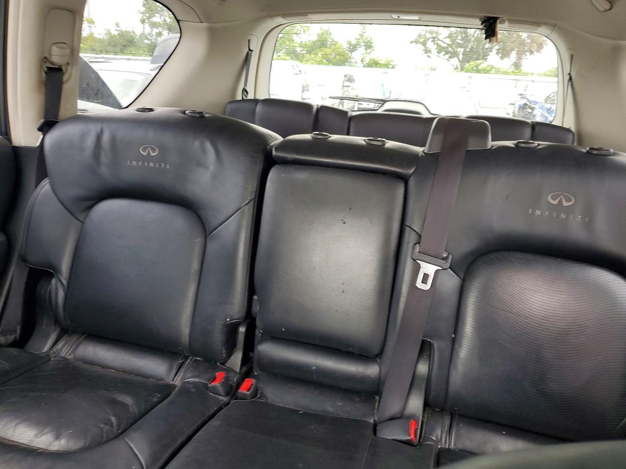 2014 Infiniti Qx80 Base White vin: JN8AZ2ND5E9750549