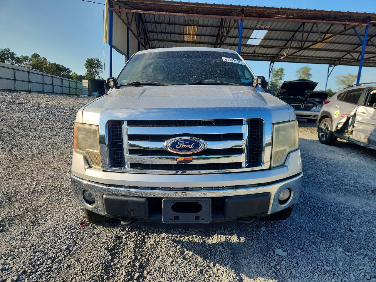 2011 Ford F150 Super Cab Silver vin: 1FTFX1EF4BKD82629