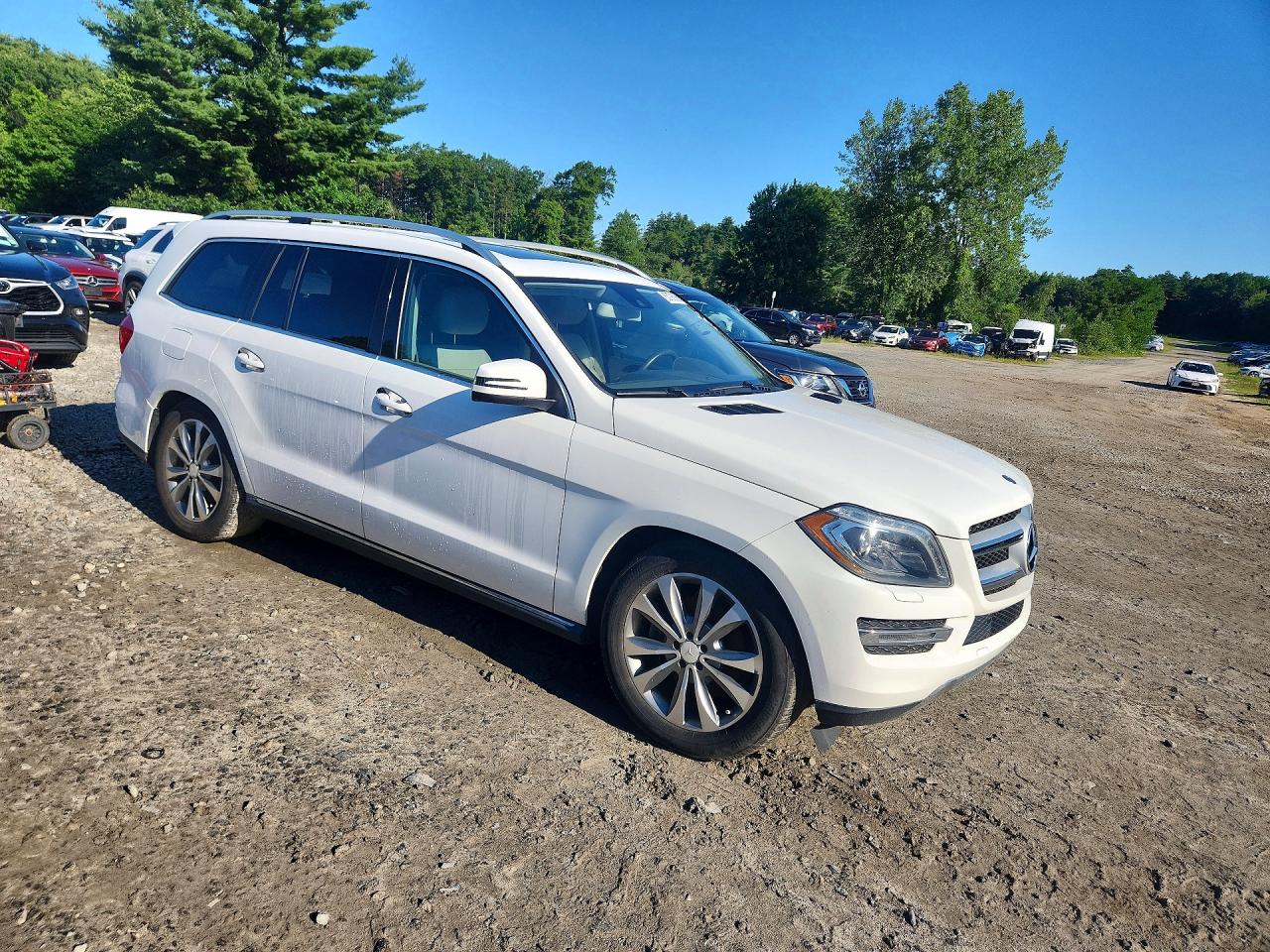 2014 Mercedes-benz Gl 350 Bluetec White vin: 4JGDF2EE4EA363043