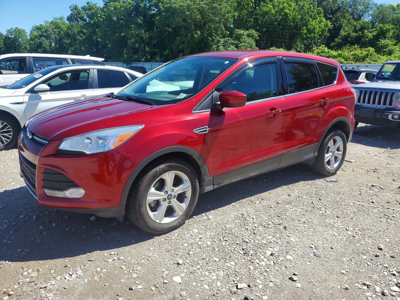 2014 Ford Escape Se Red vin: 1FMCU0GX8EUB98147
