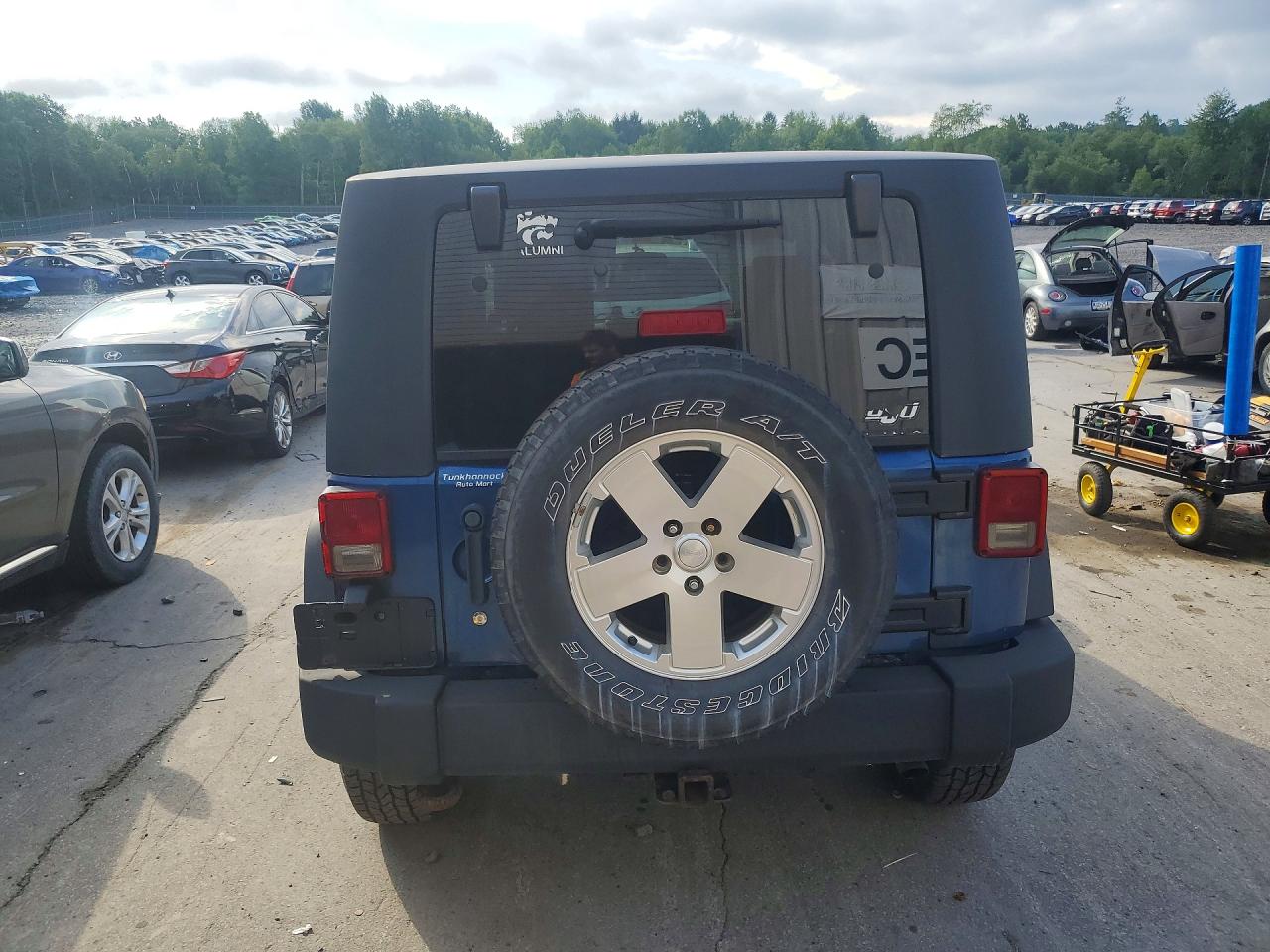 2010 Jeep Wrangler Sport Blue vin: 1J4AA2D13AL106114