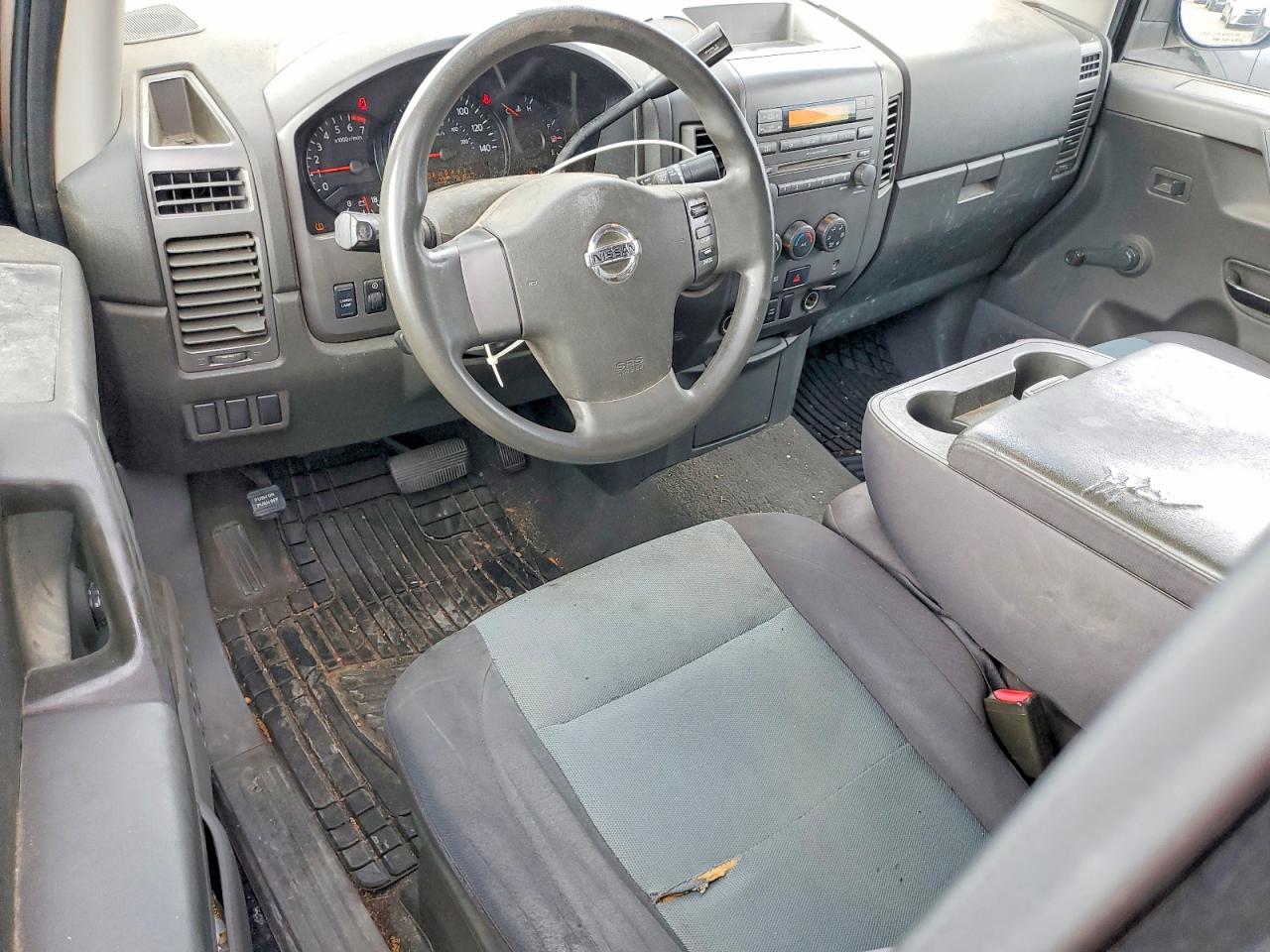 2007 Nissan Titan Xe Black vin: 1N6AA06A37N234483