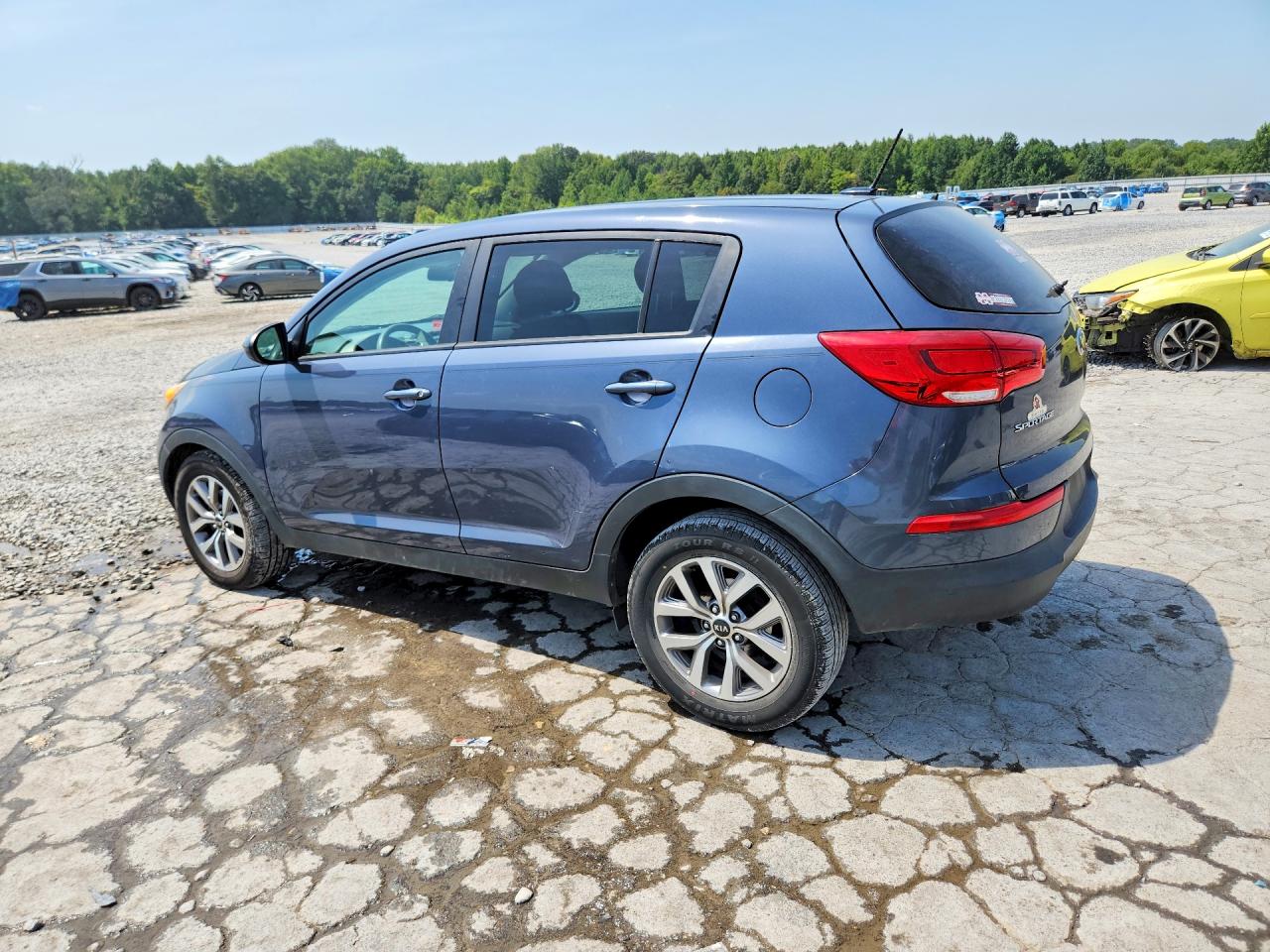 2015 Kia Sportage Lx Blue vin: KNDPB3AC2F7784684