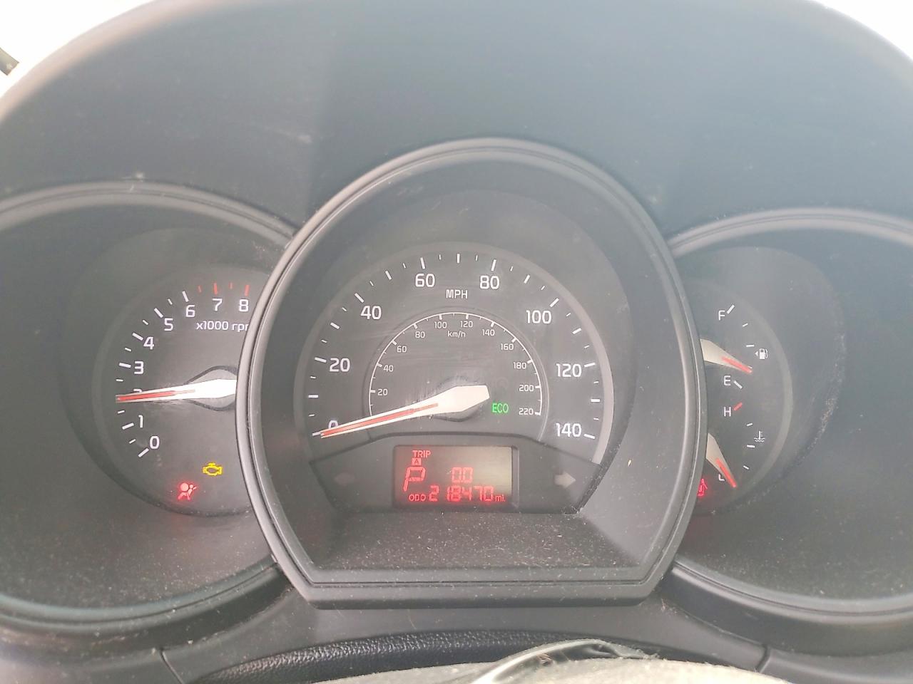2015 Kia Rio Lx White vin: KNADM4A30F6450935