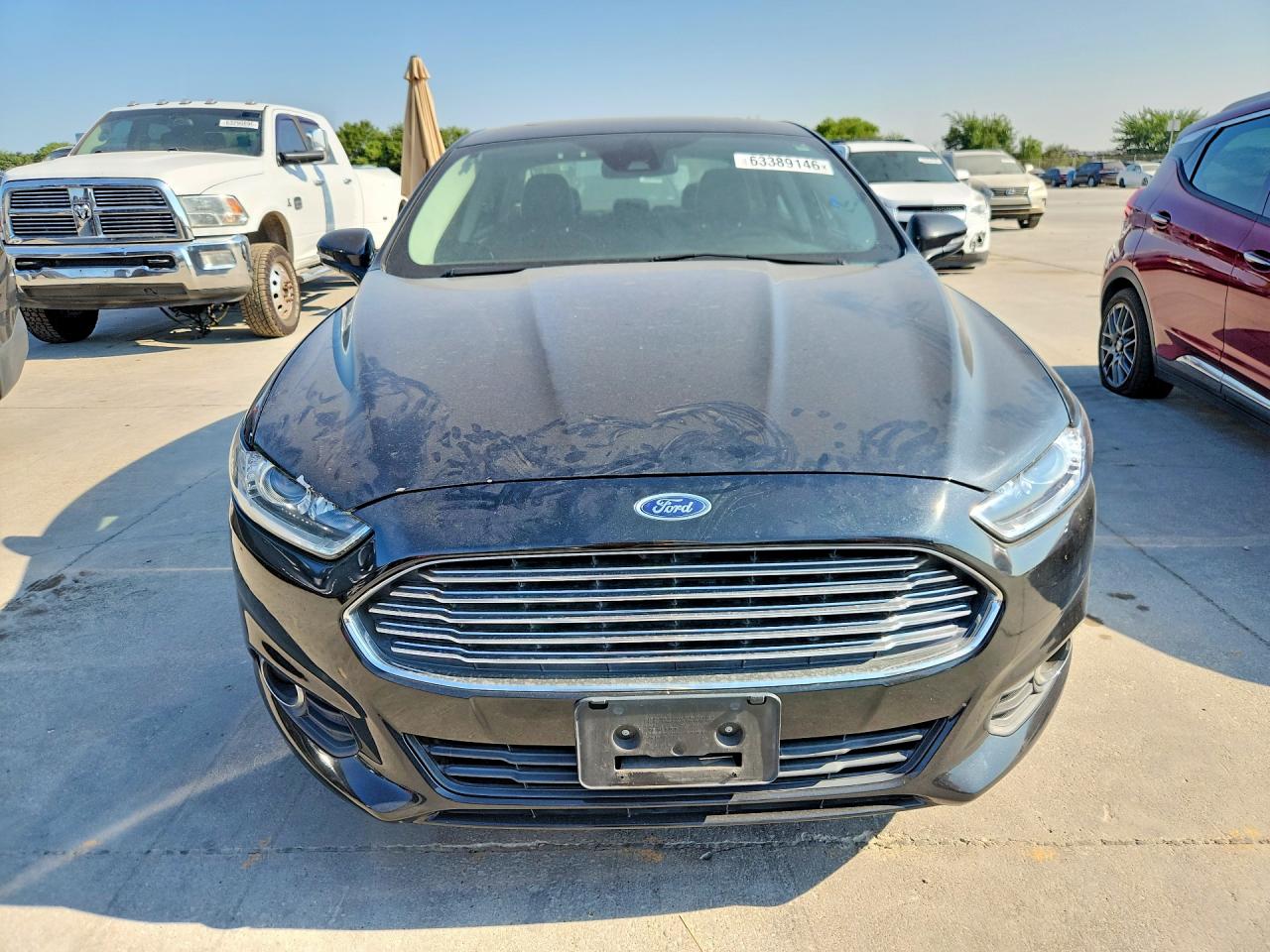 2014 Ford Fusion Se Black vin: 3FA6P0HD6ER108701