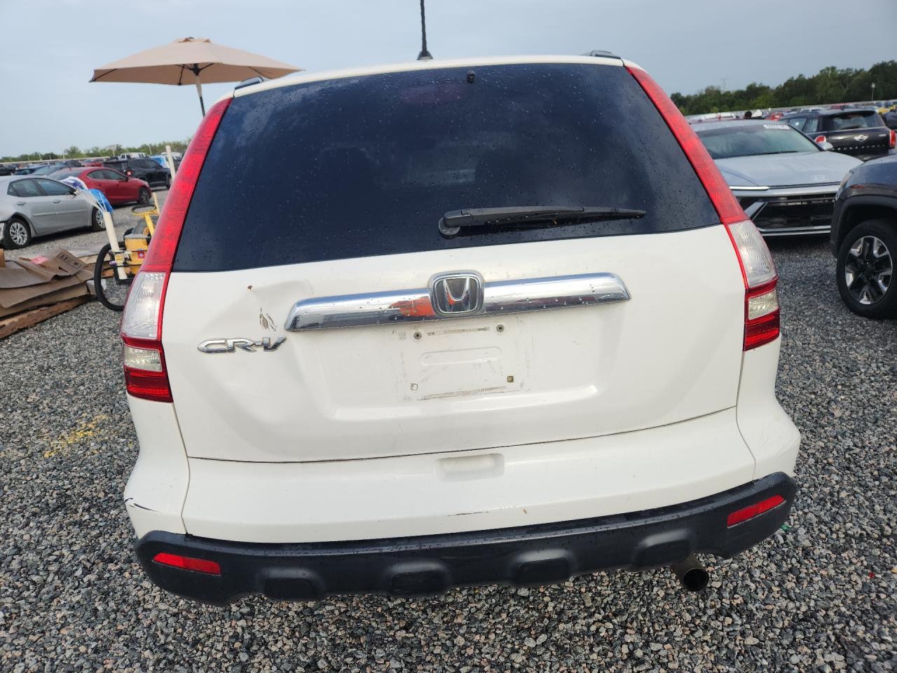 2009 Honda Cr-v Ex White vin: 5J6RE48539L064541