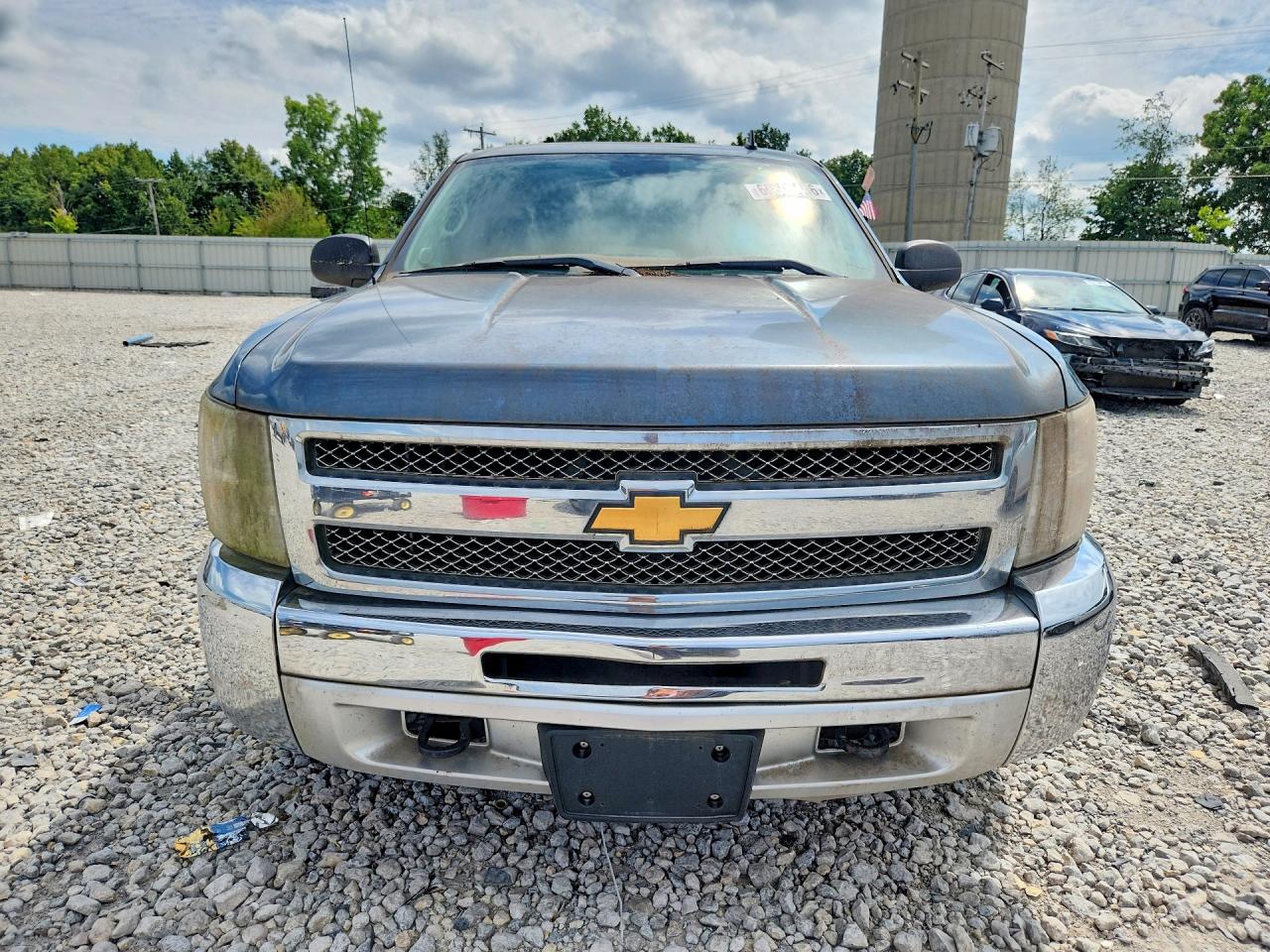 2013 Chevrolet Silverado K1500 Lt Gray vin: 3GCPKSE74DG308235
