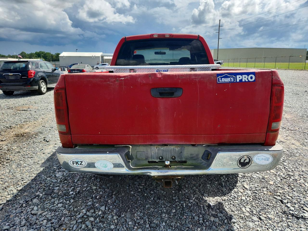 2002 Dodge Ram 1500 Red vin: 1D7HA18N82J195340
