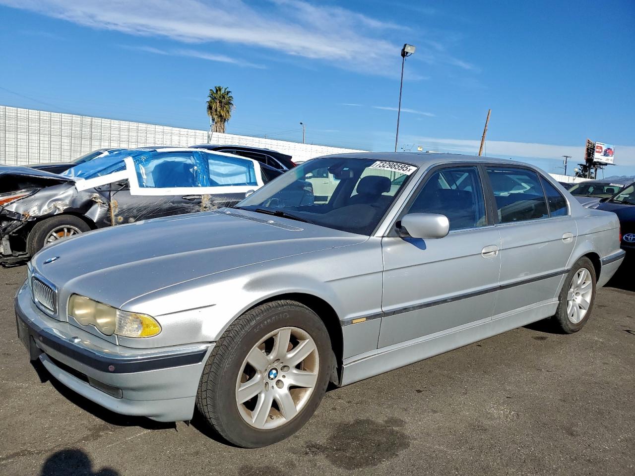 2001 Bmw 740 Il Серебряный vin: WBAGH83461DP18101