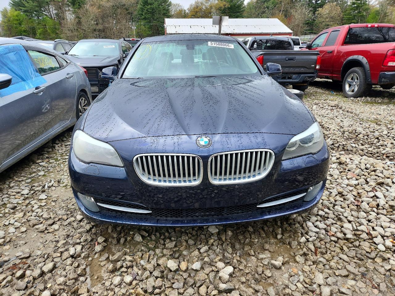2013 Bmw 550 I Blue vin: WBAFR9C53DD227223