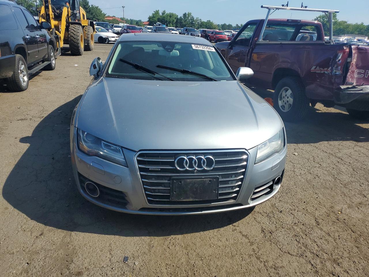 2014 Audi A7 Premium Plus Silver vin: WAUWGAFC4EN040280