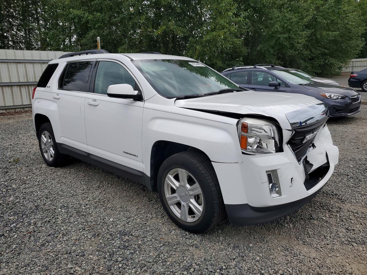 2015 Gmc Terrain Sle White vin: 2GKALREKXF6344014