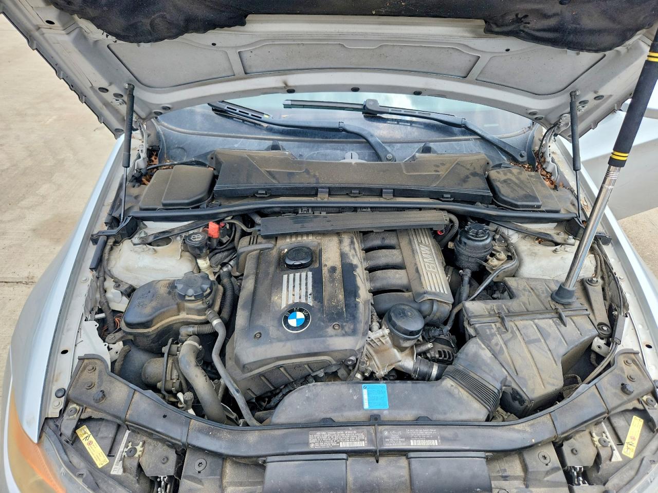 2008 Bmw 328 I Sulev Silver vin: WBAVC53548FZ84213