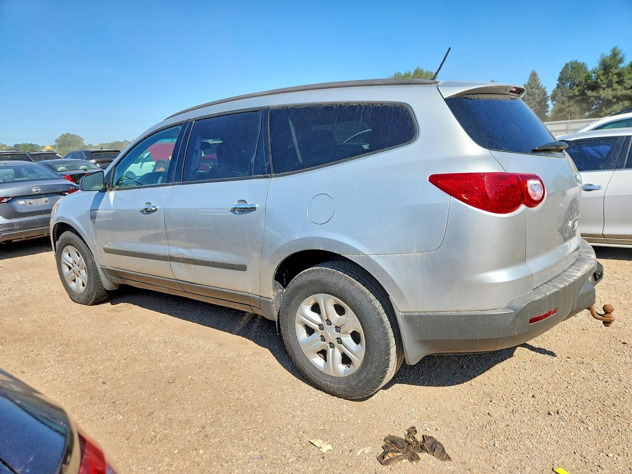 2012 Chevrolet Traverse Ls Gray vin: 1GNKRFEDXCJ418715
