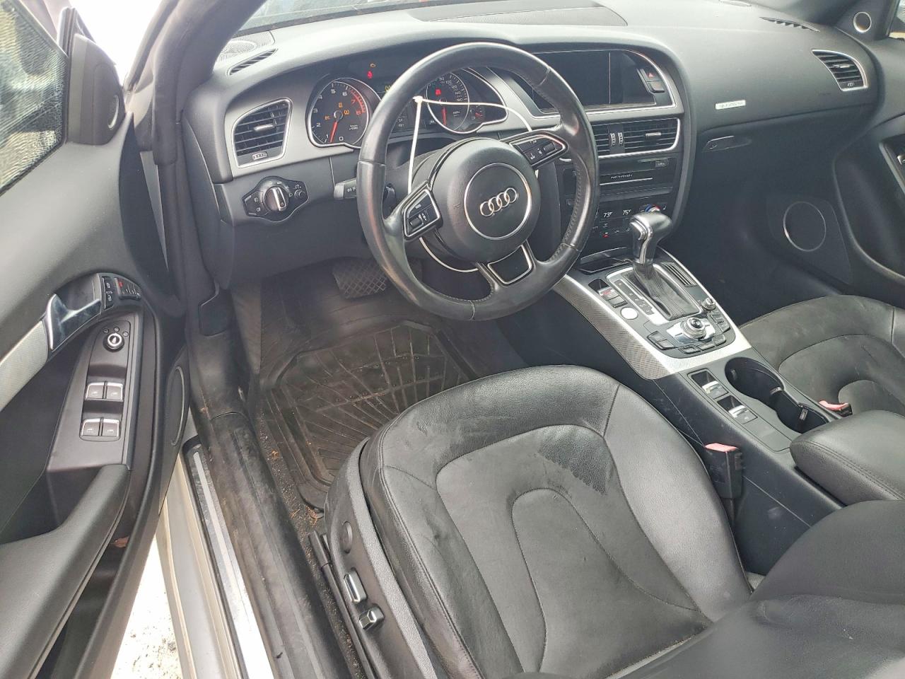 2013 Audi A5 Premium Plus Silver vin: WAULFAFH6DN009757