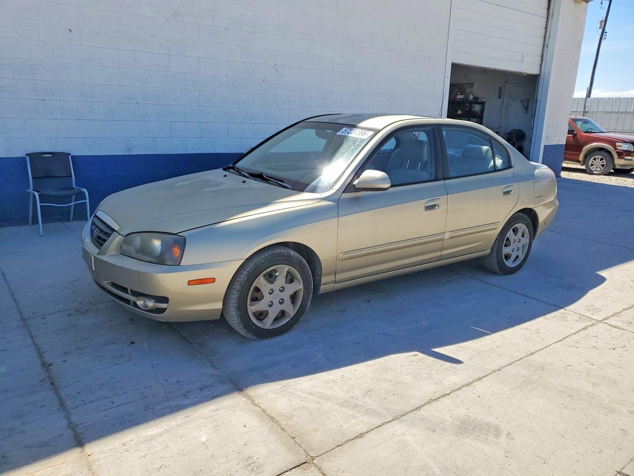 2005 Hyundai Elantra Gls Beige vin: KMHDN46D25U051029
