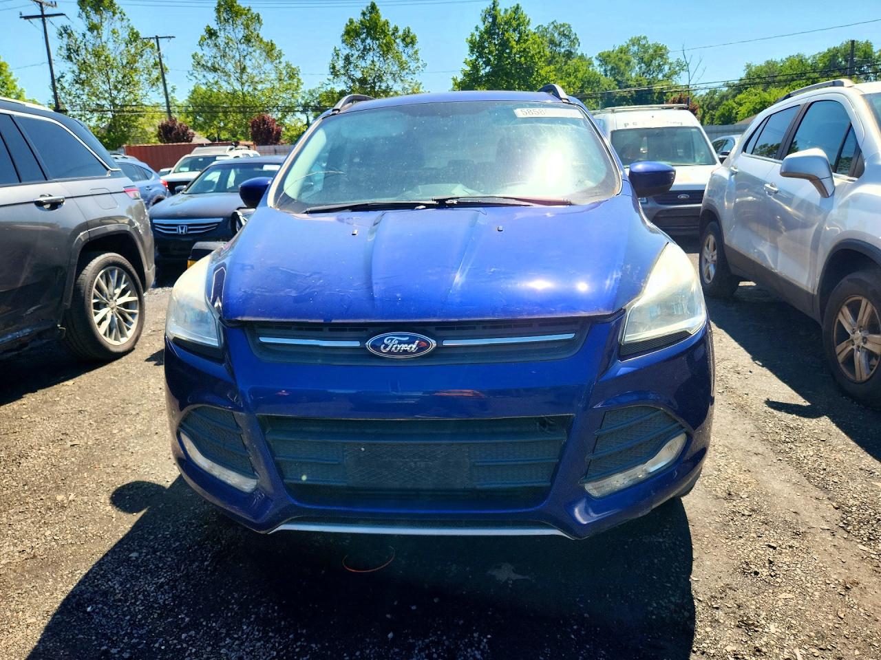 2014 Ford Escape Se Blue vin: 1FMCU9G97EUD98054