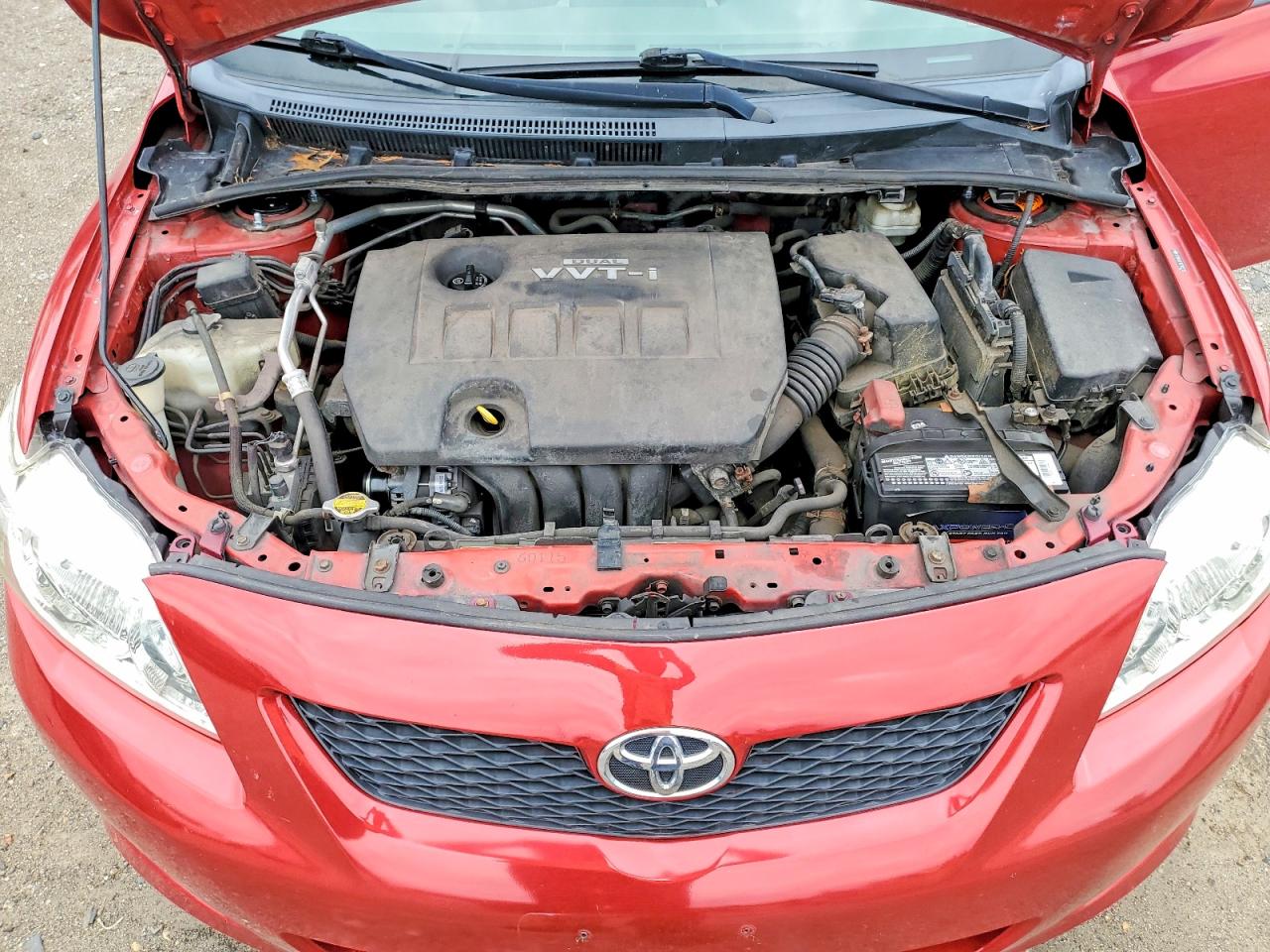 2009 Toyota Corolla Le Red vin: 2T1BU40E19C105715