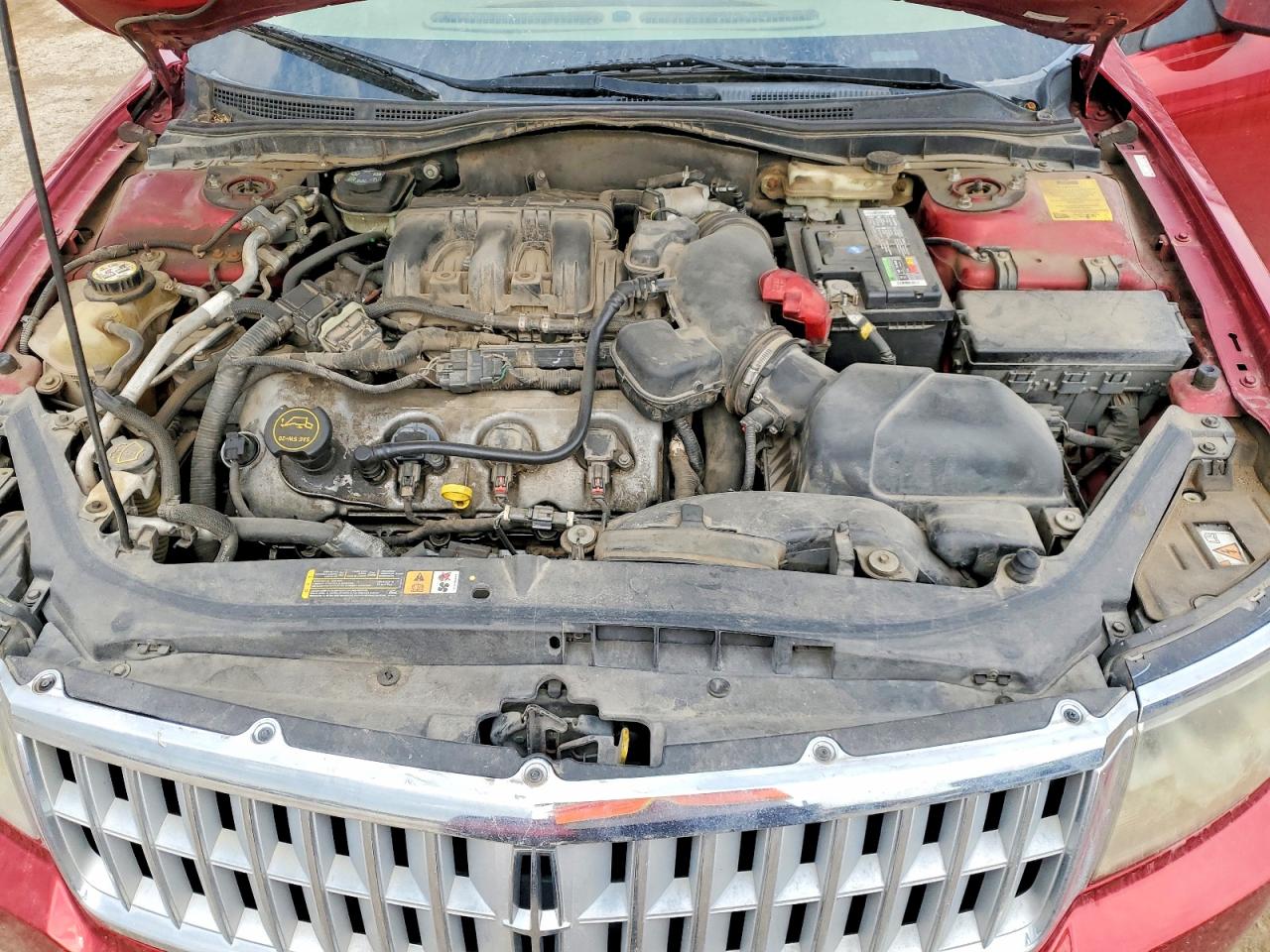2008 Lincoln Mkz Maroon vin: 3LNHM26T38R603732