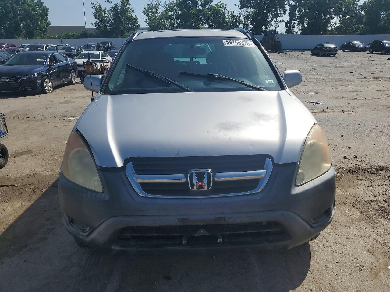 2002 Honda Cr-v Ex Серебряный vin: JHLRD78802C008196