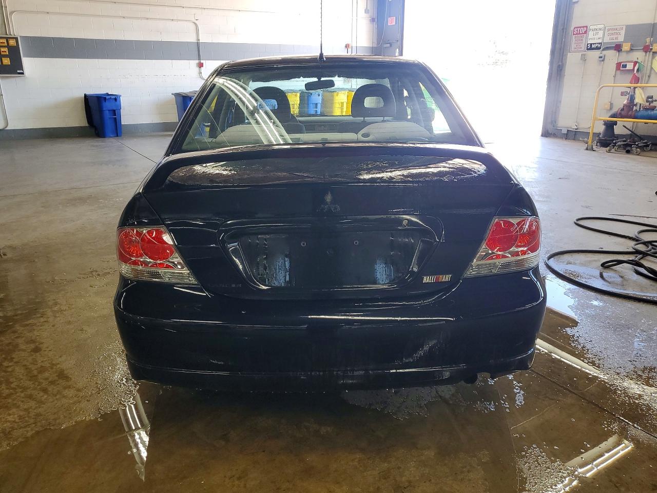 2004 Mitsubishi Lancer Ralliart Black vin: JA3AJ66F74U052593