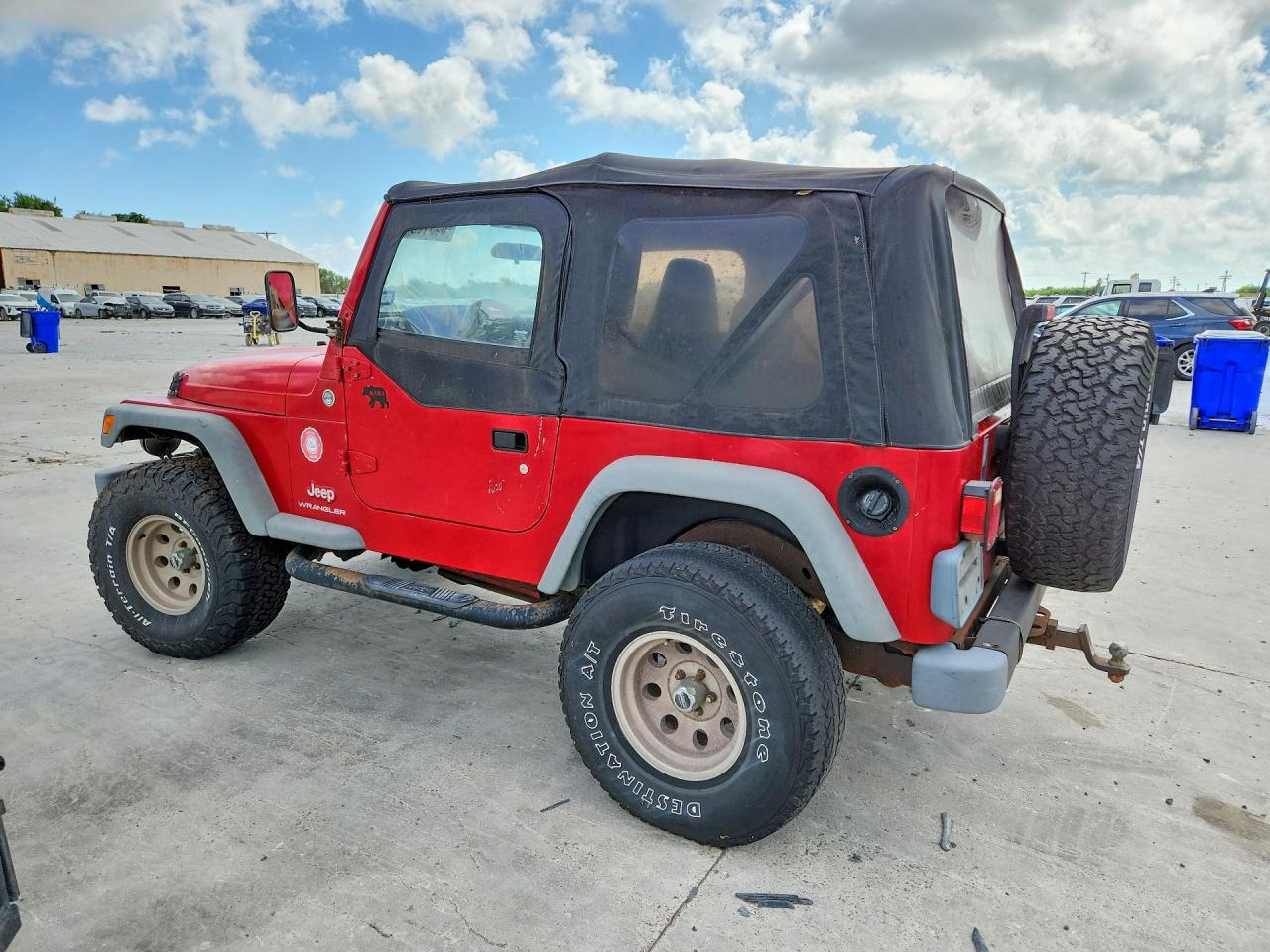 2005 Jeep Wrangler / Tj Se Red vin: 1J4FA29S35P354868