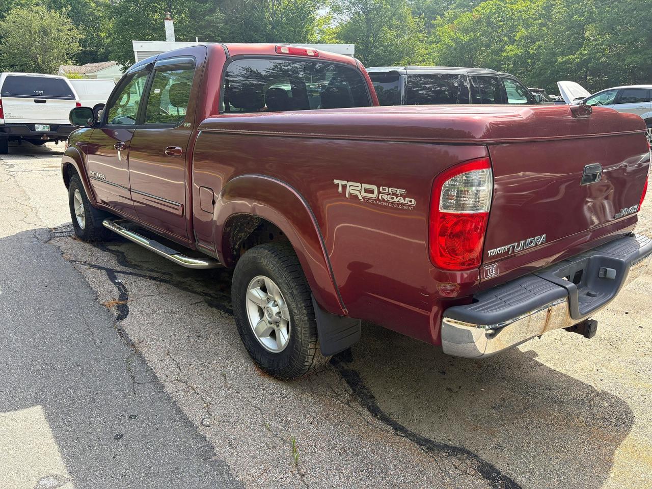 2006 Toyota Tundra Double Cab Sr5 Бордовый vin: 5TBDT44176s541239