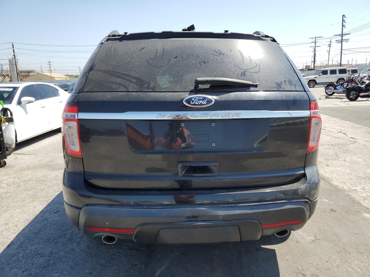 2014 Ford Explorer Black vin: 1FM5K7B82EGA32941