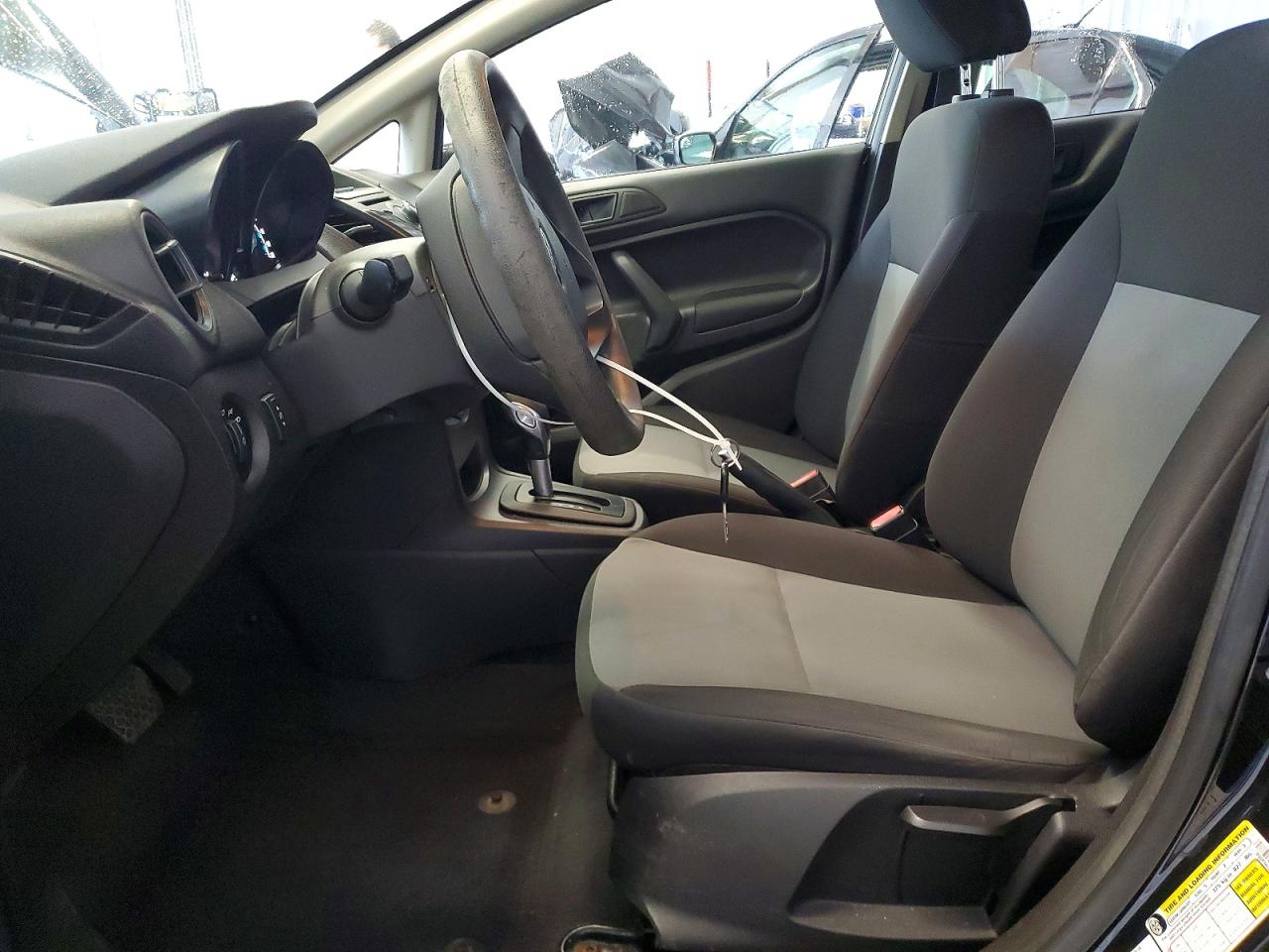 2015 Ford Fiesta S Black vin: 3FADP4AJ9FM158117
