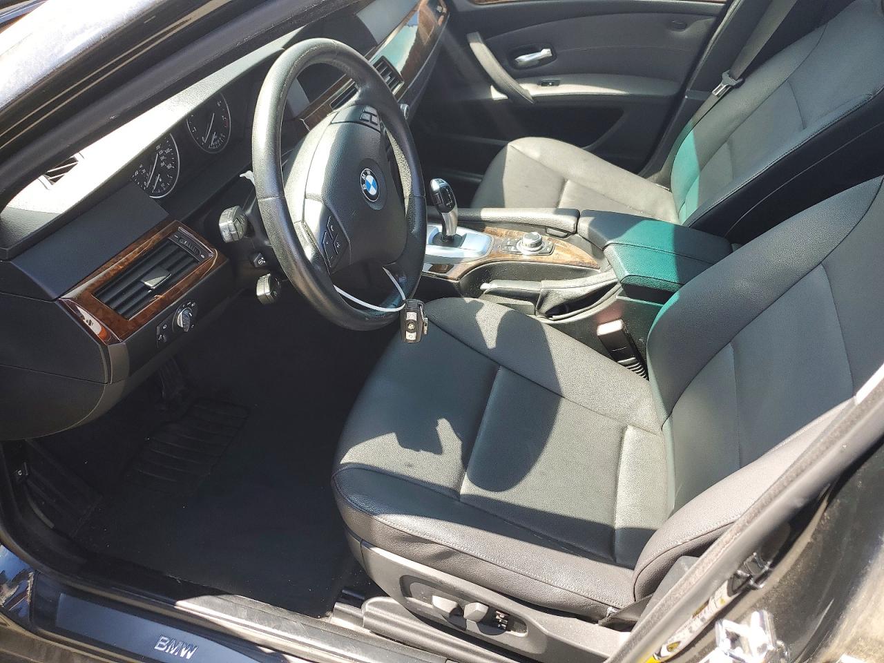 2009 Bmw 528 I Black vin: WBANU53559C121145