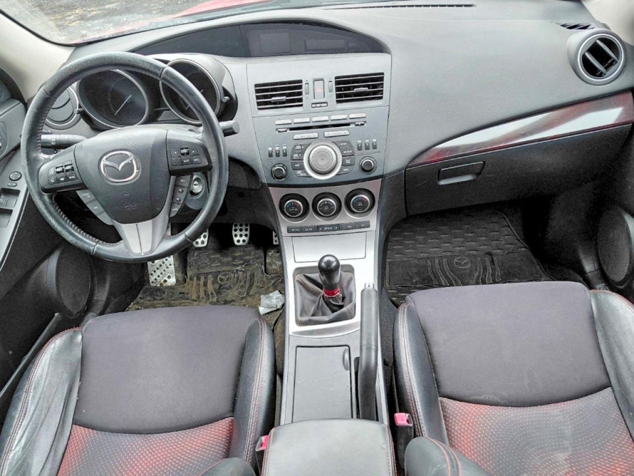 2011 Mazda Speed 3 Red vin: JM1BL1K44B1442444
